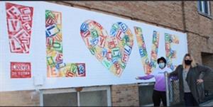 Love mural 
